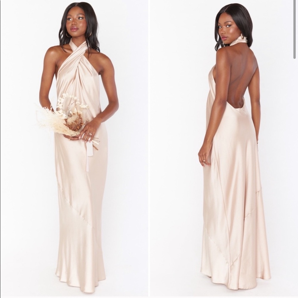 NWOT Show Me Your Mumu Jasmine Halter Maxi Gown